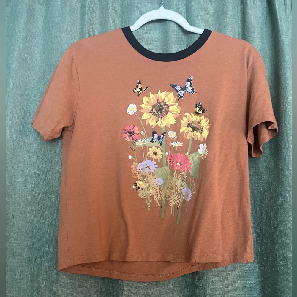 Rebellious One Brown and Black Tee
